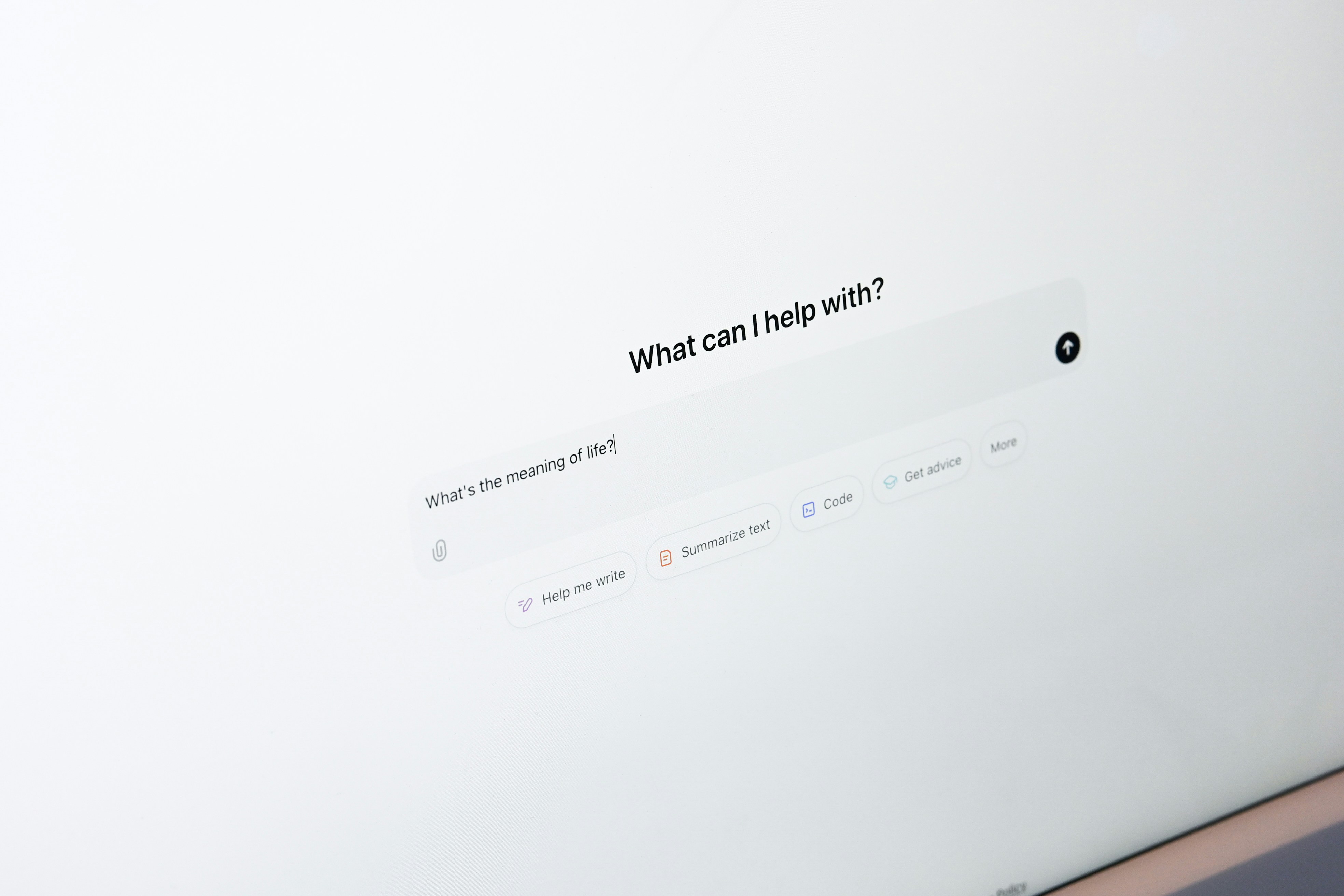 Person reviewing AI-generated application