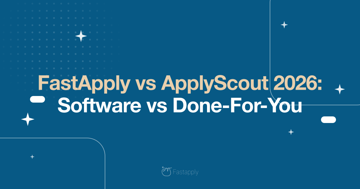 FastApply vs ApplyScout 2026: Software vs Done-For-You