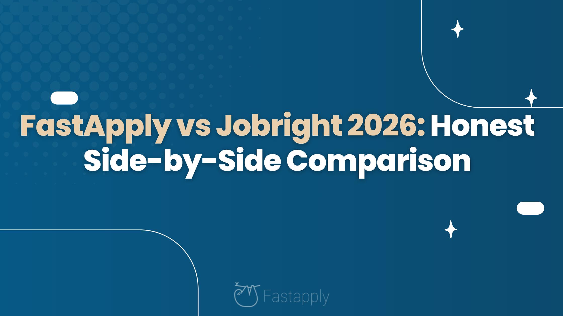 FastApply vs Jobright 2026: Honest Side-by-Side Comparison