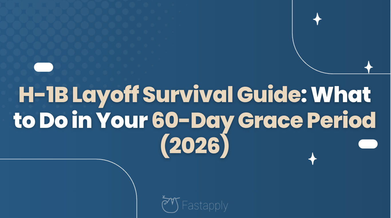 H-1B Layoff Survival Guide: What to Do in Your 60-Day Grace Period (2026)