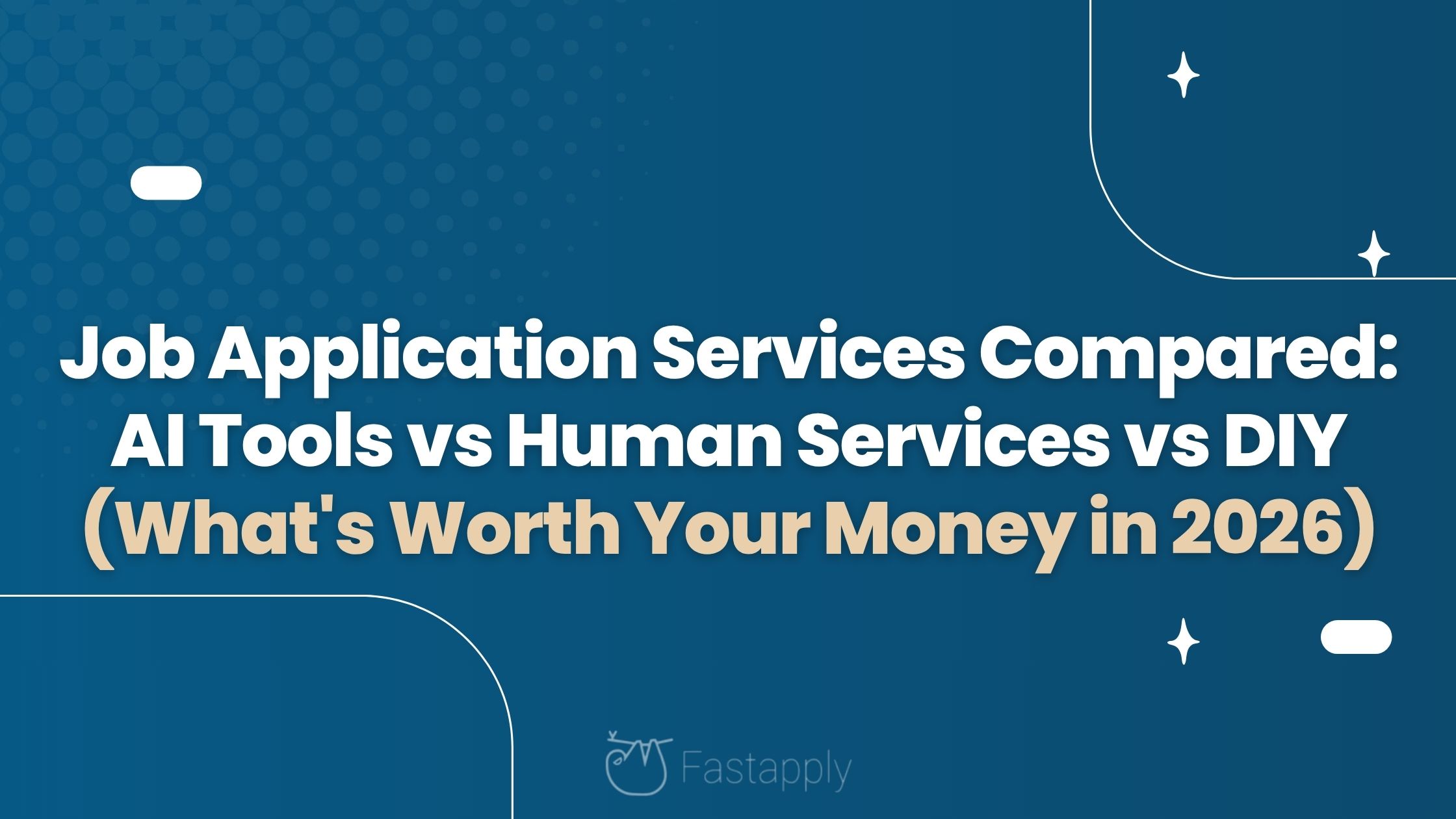 Job Application Services Compared: AI Tools vs Human Services vs DIY (What's Worth Your Money in 2026)