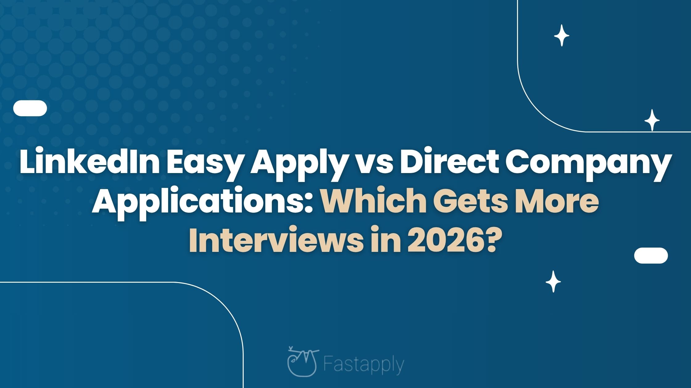 LinkedIn Easy Apply vs Direct Company Applications: Which Gets More Interviews in 2026?